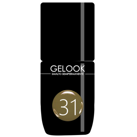 GELOOK Smalto Semipermanente 15ml VERDE OLIVA n° 31
