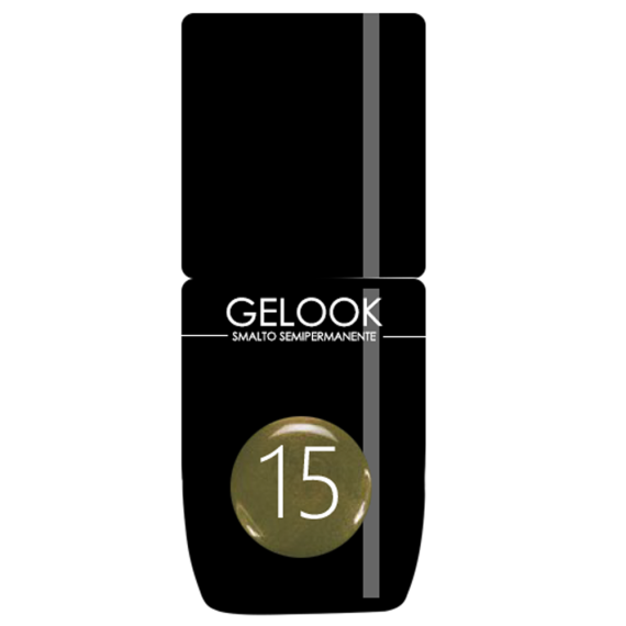 GELOOK Smalto Semipermanente 15ml MARRONE AVANA n° 15