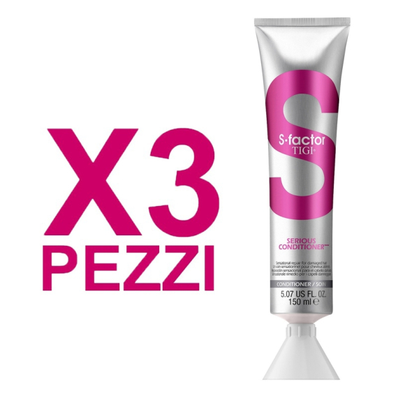 TIGI Kit S-Factor Serious Conditioner 150ml 3 Pezzi