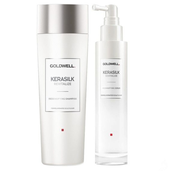 GOLDWELL KIT KERASILK Revitalize Redensifyng Shampoo 250ml + Serum 100ml