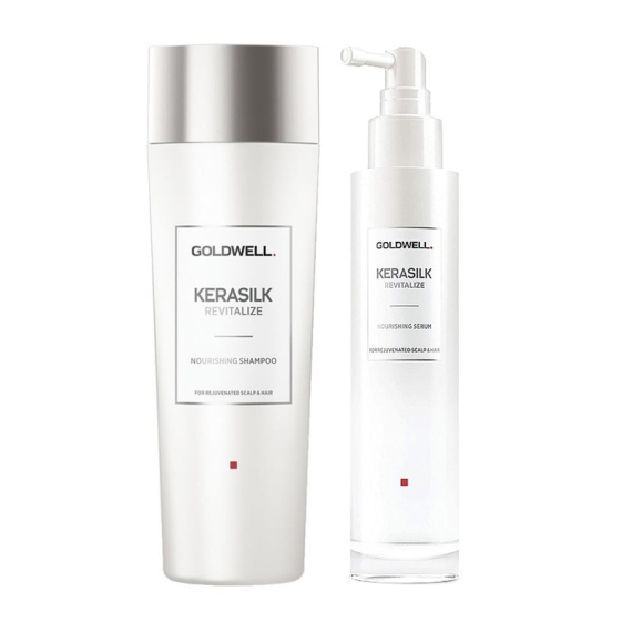 GOLDWELL KIT KERASILK Revitalize Nourishing Shampoo 250ml + Serum 100ml