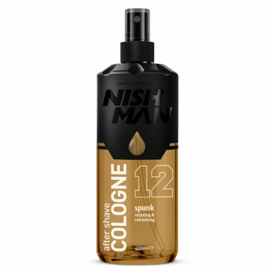 NISHMAN 12 After Shave Cologne Spunk 400ml