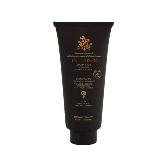 TECNA Preciouskin Sacha Inchi Nourishing Organic Body Wash Bagno Corpo Organico Idratante 200ml