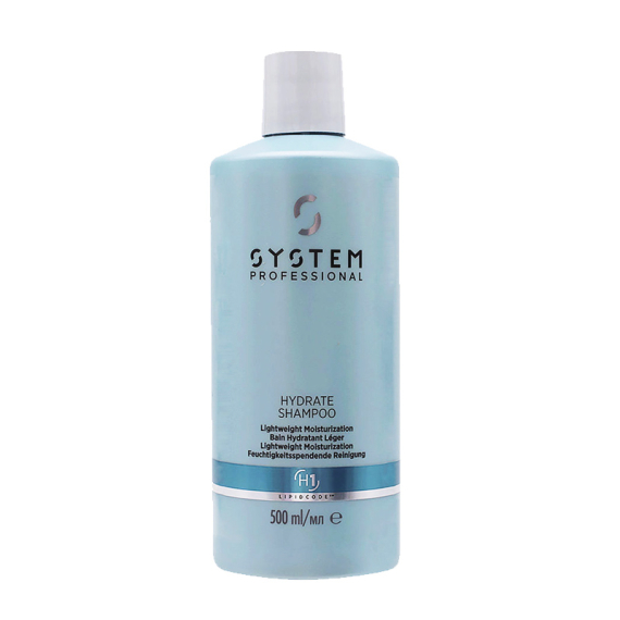 SYSTEM PROFESSIONAL Hydrate Shampoo Lightweight Moisturization H1 500ml