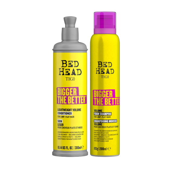 TIGI Kit Bed Head Volume Bigger The Better Shampoo 200ml + Conditioner 300ml