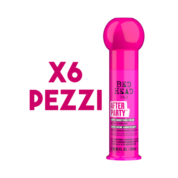 TIGI Bed Head Kit After Party Smoothing Cream 6 Pezzi x 100ml
