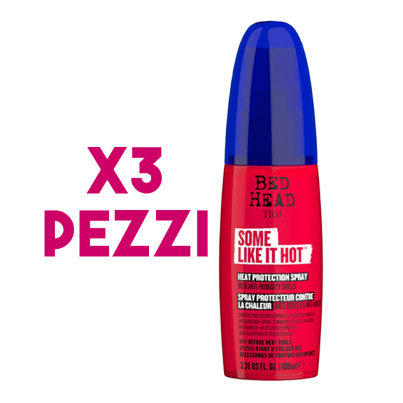 TIGI Kit Bed Head Some Like It Hot Heat Protection Spray 3 Pezzi x 100ml