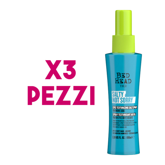 TIGI Kit Bed Head Salty Not Sorry Texturizing Salt Spray 3 Pezzi x 100ml