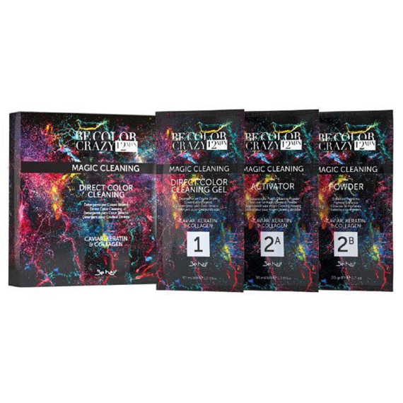 BE COLOR Crazy 12 Min. Magic Cleaning Detergente Per Colore Diretto