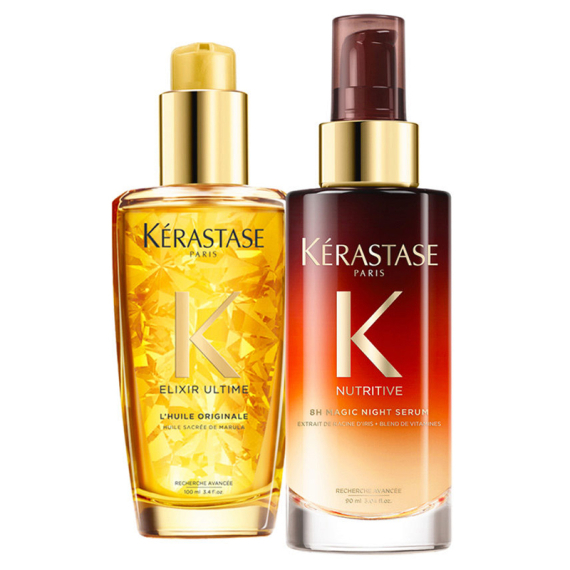 KERASTASE Kit Elixir Ultime L'Huile 100ml + 8H Night Repair Serum 90ml