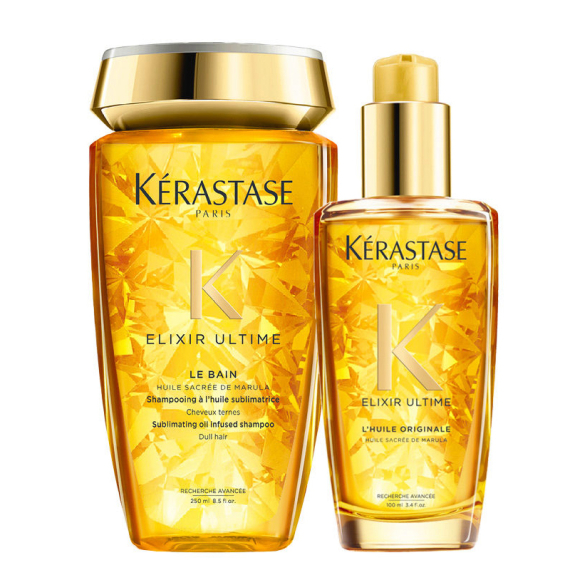 KERASTASE Kit Elixir Ultime Le Bain 250ml + L'Huile 100ml