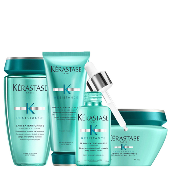 KERASTASE Kit Resistance Bain Extensioniste 250ml + Fondant 200ml + Masque 200ml +  Serum 50ml