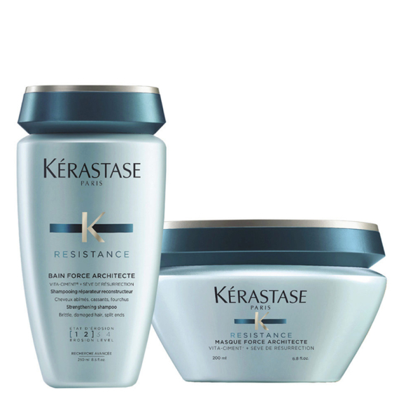 KERASTASE Kit Resistance Bain Force Architecte [1 2] 250ml + Masque Force Architecte [1 2] 200ml
