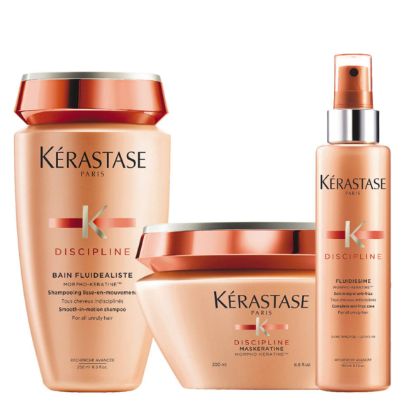 KERASTASE Kit Discipline Bain Fluidealiste Sulfate Free 250ml + Maskeratine 200ml + Fondant Fluidealiste 200ml