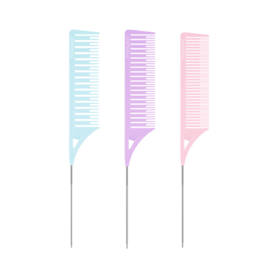 FRAMAR Dreamweaver set 3 pettini color Pastello