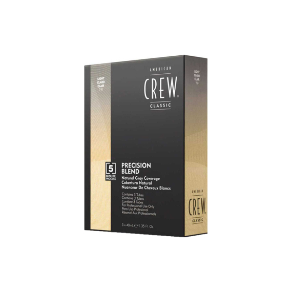 AMERICAN CREW Precision Blend Natural Grey 3x40ml 7-8 Light
