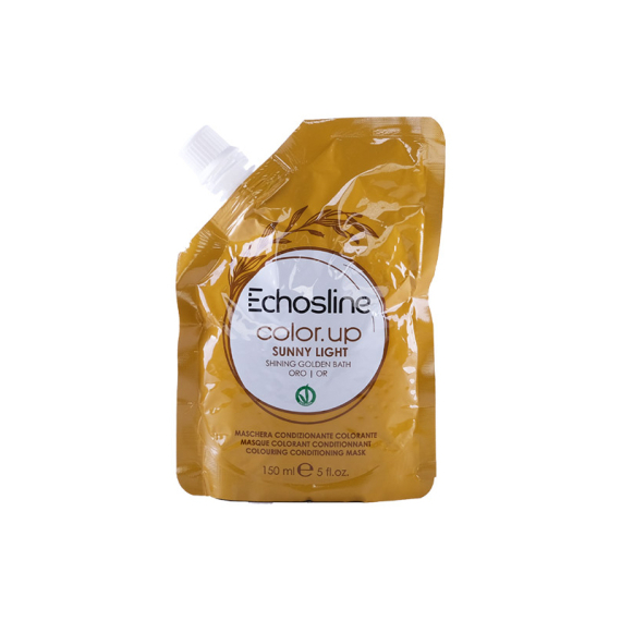 ECHOSLINE Color Up Vegan Maschera Condizionante Colorante Oro 150ml