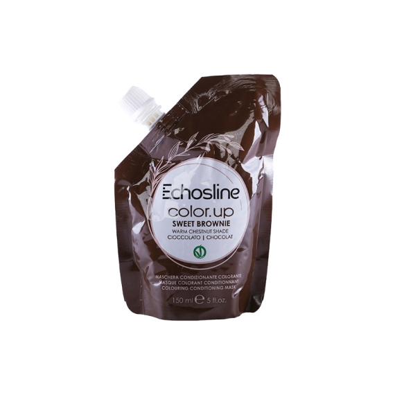 ECHOSLINE Color Up Vegan Maschera Condizionante Colorante Cioccolato 150ml
