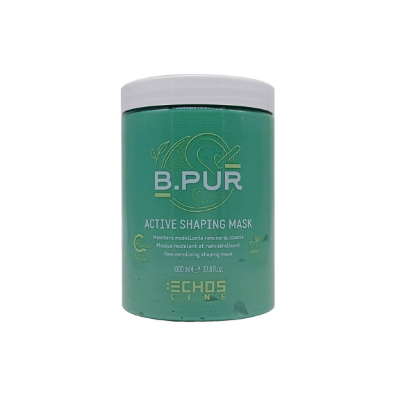 ECHOSLINE B.Pur Active Shaping Mask Vegan Maschera Modellante Remineralizzante 1000ml