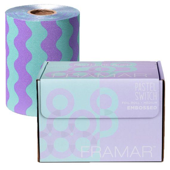 FRAMAR Pastel Switch Embossed Foil Roll Medium 97,5mt