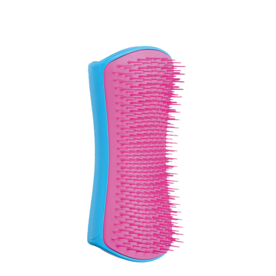 PET TEEZER Deshedding & Dog Grooming Brush Blue/Pink