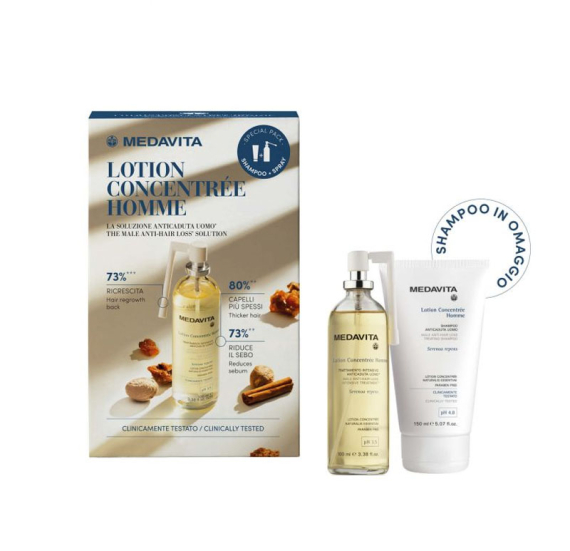 MEDAVITA Lotion Concentrée Homme Anti-Hair Loss 100ml+ Shampoo 150ml