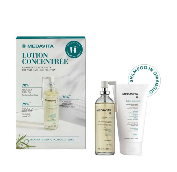 MEDAVITA Lotion Concentrée Anti-Hair Loss 100ml + Shampoo 150ml
