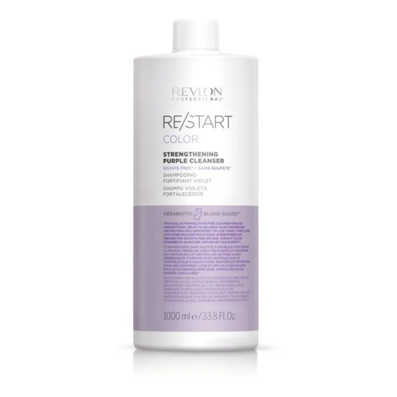 REVLON Restart Color Strengthening Purple Cleanser Shampoo 1000ml