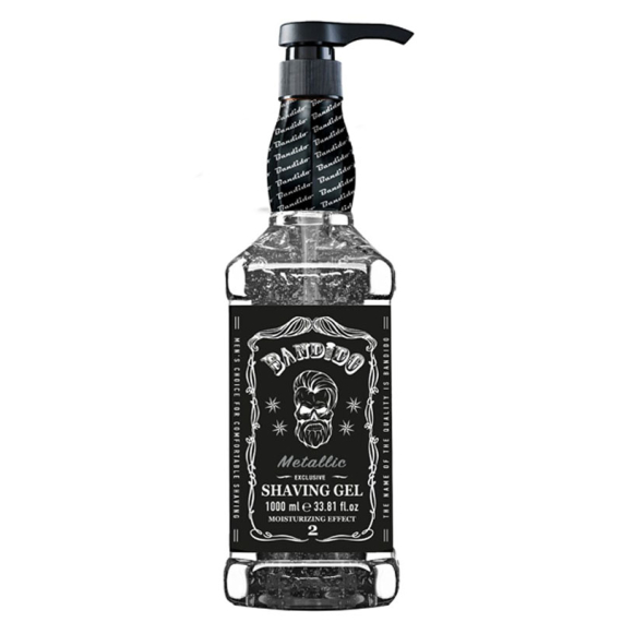BANDIDO Metallic Shaving Gel Moisturizing Effect 2 1000ml