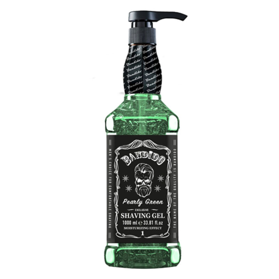 BANDIDO Pearly Green Shaving Gel Moisturizing Effect 1 1000ml