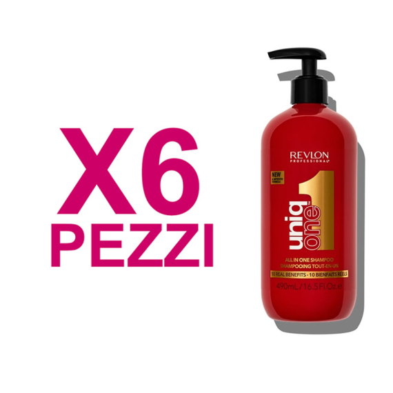 UNIQ Kit ONE All In One Shampoo 6 Pezzi x 490ml