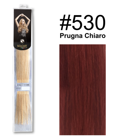 SOCAP Extension Basic Light 50/55cm 25 Ciocche 530 Prugna Chiaro
