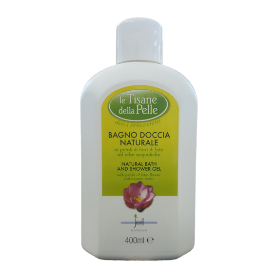 TISANE DELLA PELLE Bagno Doccia Delicato Ai Petali Di Fiori Di Loto 400 ml