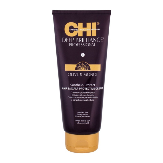 FAROUK CHI Deep Brilliance Olive&Monoi Hair&Scalp Protective Cream 177ml