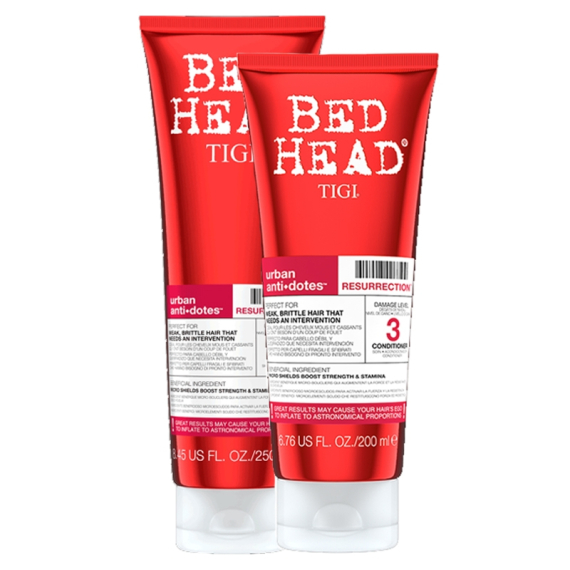 TIGI Kit Bed Head Resurrection Shampoo 250ml + Balsamo 200ml