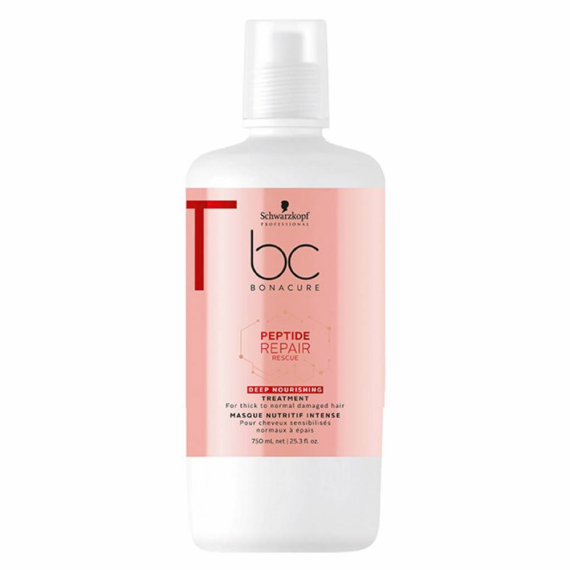 SCHWARZKOPF BC Bonacure Peptide Repair Rescue Deep Nourishing Treatment 750ml