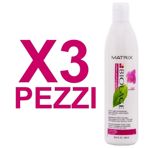 MATRIX Kit Biolage Colorcaretherapie Colorcare Balsamo 500ml 3 Pezzi