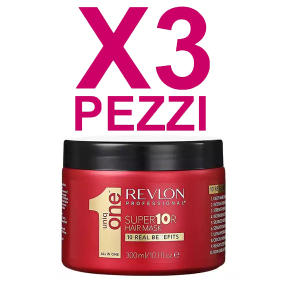 UNIQ ONE Kit Supermask 300ml 3 Pezzi