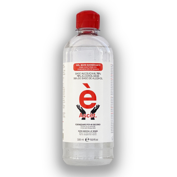 ASCET Gel Mani Igienizzante Base Alcolica al 70% 500ml