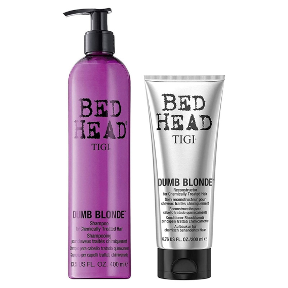 TIGI Kit Bed Head Dumb Blonde Shampoo 400ml + Balsamo 200ml