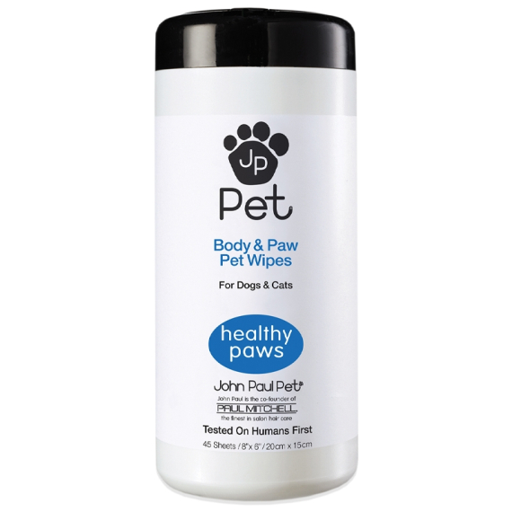 JOHN PAUL PET Full Body & Paw Bath Wipe Salviette 45pz