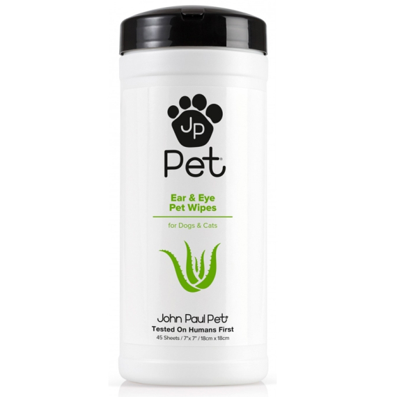 JOHN PAUL PET Ear & Eye Wipe Salvietta Occhi e Orecchie Salviette 45pz
