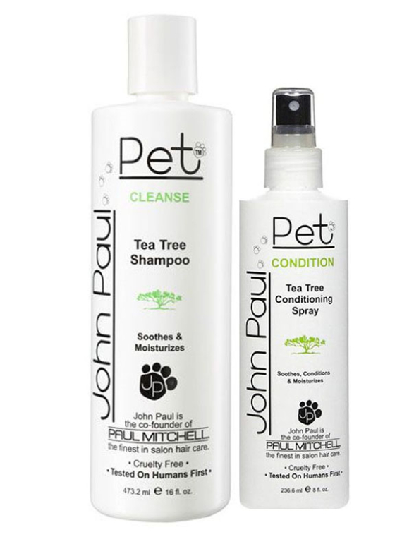 JOHN PAUL PET KIT Tea Tree Treatment Shampoo 473ml + Conditioning Spray 236ml
