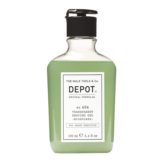 DEPOT no.406 Transparent Shaving Gel 100ml