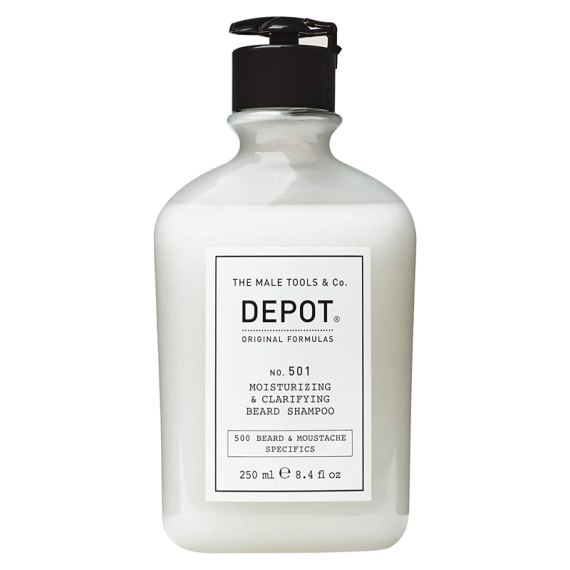 DEPOT no.501 Moisturizing & Clarifying Beard Shampoo 250ml