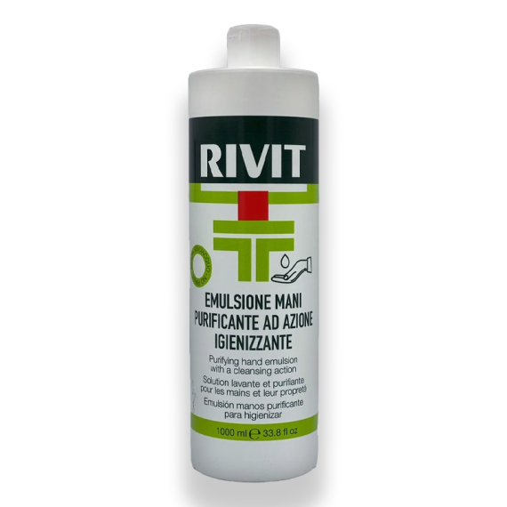 RIVIT Emulsione Mani Purificante ad Azione Igienizzante 1000ml