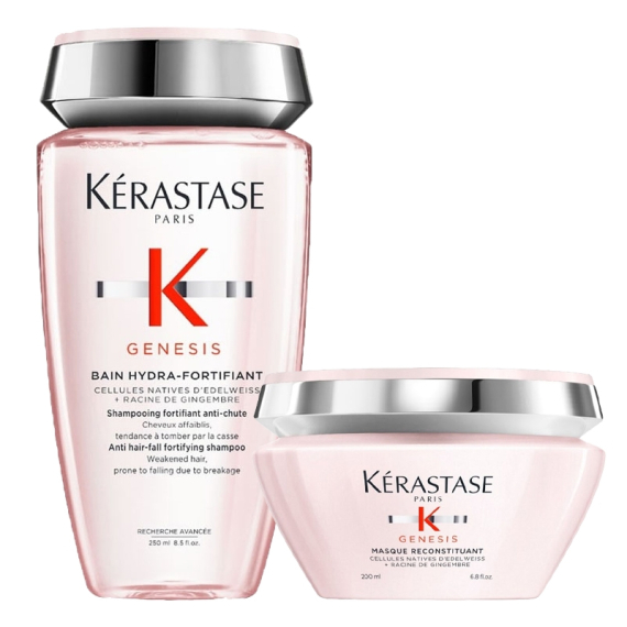 KERASTASE Kit Genesis Bain Hydra Fortifiant Shampoo 250ml + Masque 200ml