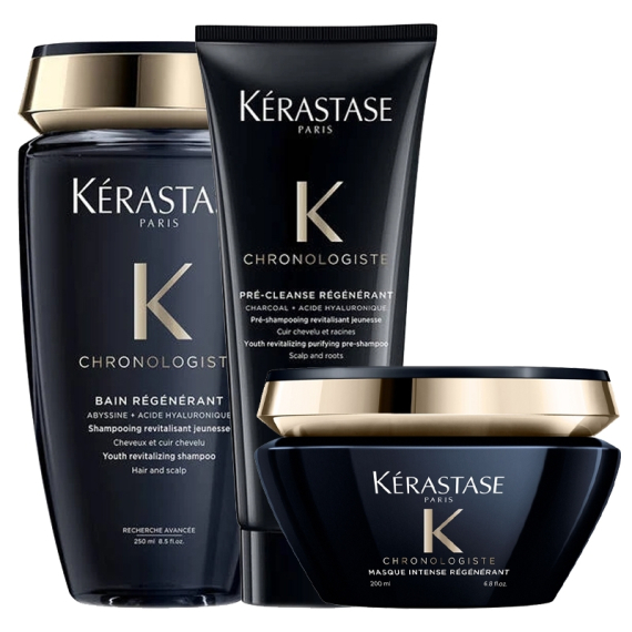 KERASTASE Kit Chronologiste Bain 250ml + Pre Cleanse 200ml + Mask 200ml