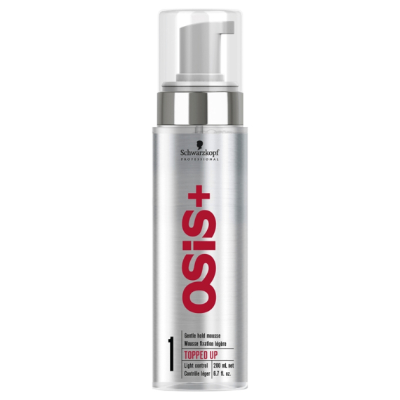 SCHWARZKOPF Osis+ Topped Up Gentle Hold Mousse 200ml