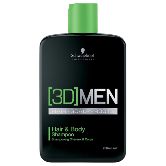 SCHWARZKOPF 3DMen Hair & Body Shampoo 250ml
